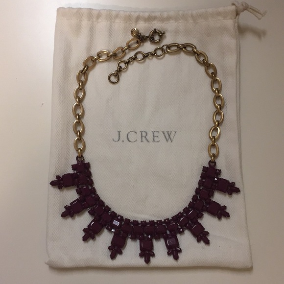 J. Crew Jewelry - J.crew Burgundy Necklace